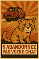 Illustration de Ne laissez pas votre chat derrière cet été