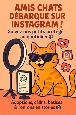 Actualité : Amis Chats débarque sur instagram !