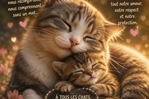 JOURNEE INTERNATIONALE DU CHAT - male, Âge inconnu